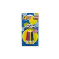 Свечи д/торта 12шт + Таблич радуж с ДР