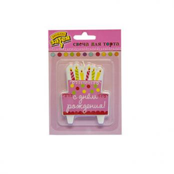 Свеча д/торта С ДР Сладкий Праздник