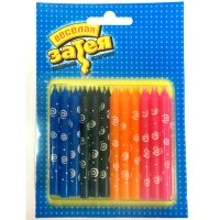 Свечи д/торта Спирали 6,5см 24шт.