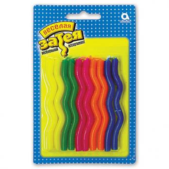 Свечи д/торта Зигзаг 10шт.