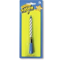 Свеча муз синяя