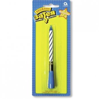 Свеча муз синяя