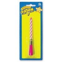 Свеча муз розовая