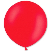 Шар большой 60см. Пастель Красный
