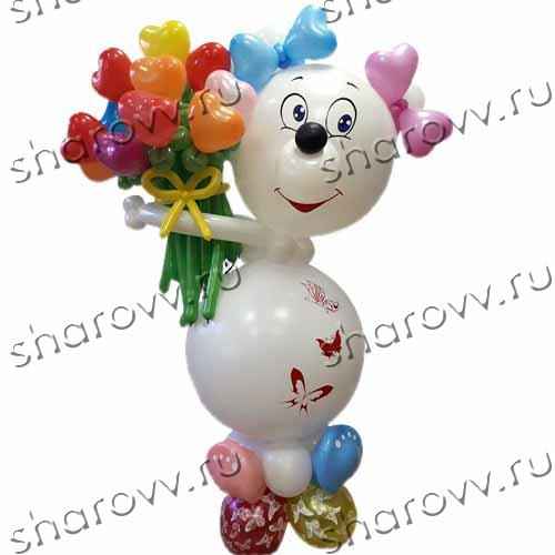 Фигура Белый медвежонок