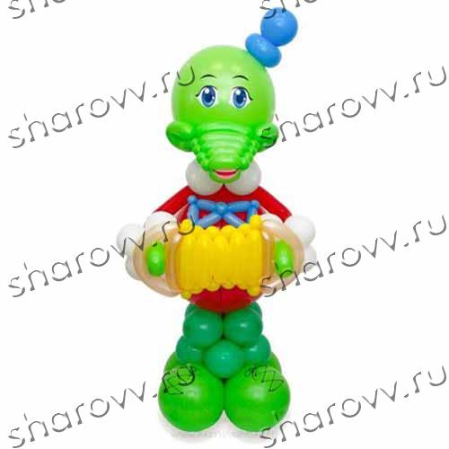 Крокодил с гармошкой