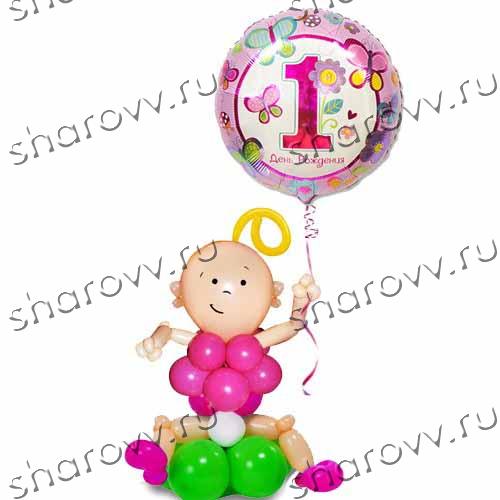 Фигура из шариков Малышка