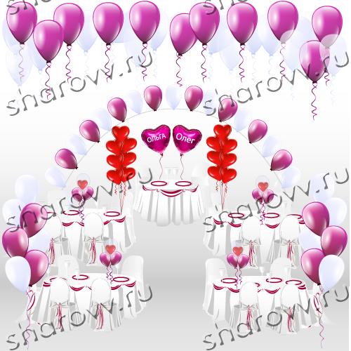 Пакет Взаимная любовь сиреневый