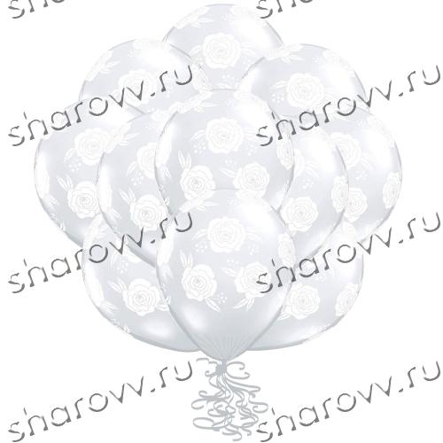 Шары латекс Розы Clear