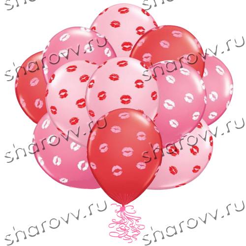 Шары латекс ILY Губы Ast