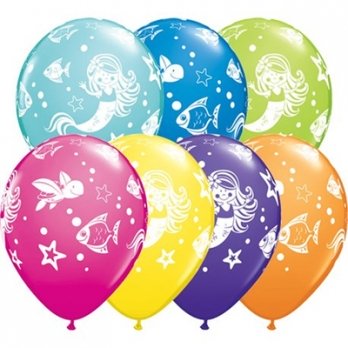 Шары латекс Русалка