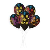 Шары латекс Пастель HB неон 5 цв.