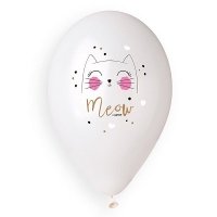 Шары латекс Мяу 2цв.