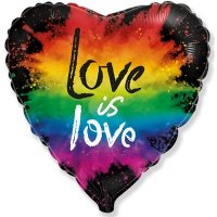 Шар фольга LOVE IS LOVE