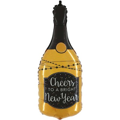 Шар фольга CHEERS NEW YEAR Бутылка шамп