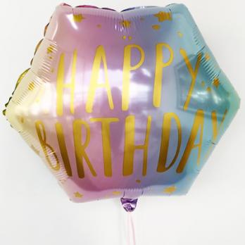Шар фольга Happy Birthday Нежность