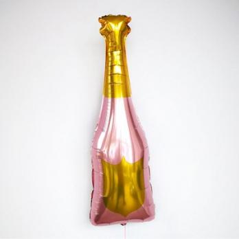 Шар фольга Шампанское розовое золото