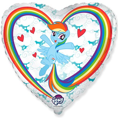 Шар фольга Пони в облаках