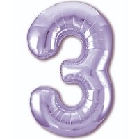 Цифра 3 Сиреневый