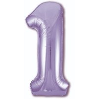 Цифра 1 Сиреневый
