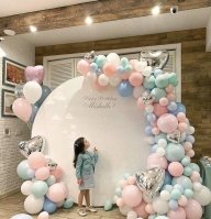 Фотозона из шариков Нежность