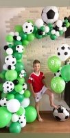 Фотозона из шариков Футбольная