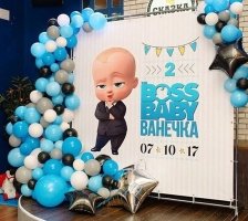 Фотозона с шарами Маленький Босс