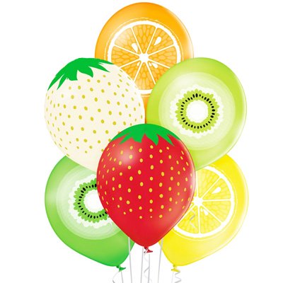 Шары латекс Фрукты