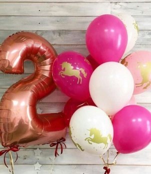 Сет из шаров Единороги