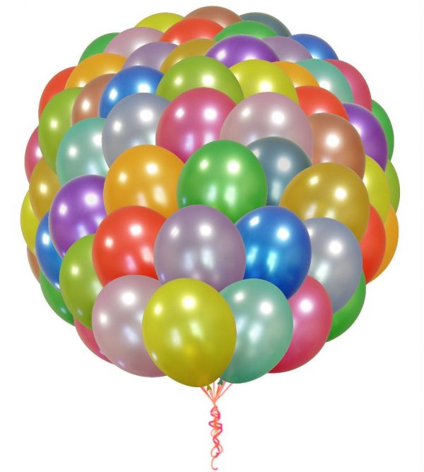 100 шаров metallik с обработкой