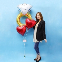 Фонтан из шаров Будущая невеста