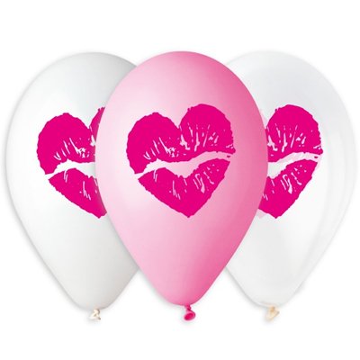 Шары латекс Поцелуй сердце