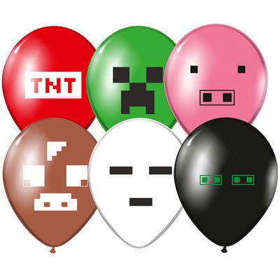 Воздушные шарики Пиксели