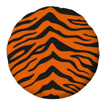 Шар круг фольга Узор Тигр