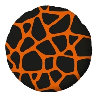Шар круг фольга Узор Жираф