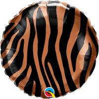 Шар круг фольга Тигр полосы