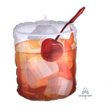 Шар фигура фольга Стакан рома