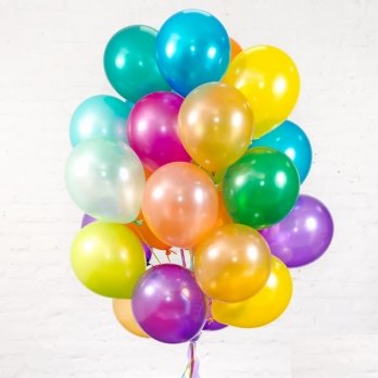 Шары с гелием Металлик без рисунка