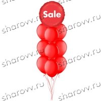 Фонтан из шаров Sale Red