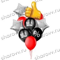 Букет шариков Звездный лайк