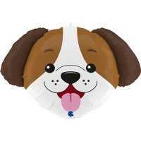 Шарик фольгированный Голова собаки