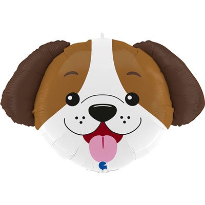 Шарик фольгированный Голова собаки