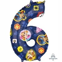 Цифра 6 Щенячий Патруль