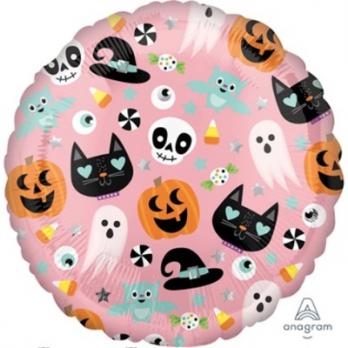 Шар фольгированный Хеллоуин гламур