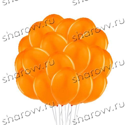 Шары латекс 35см. Оранжевый