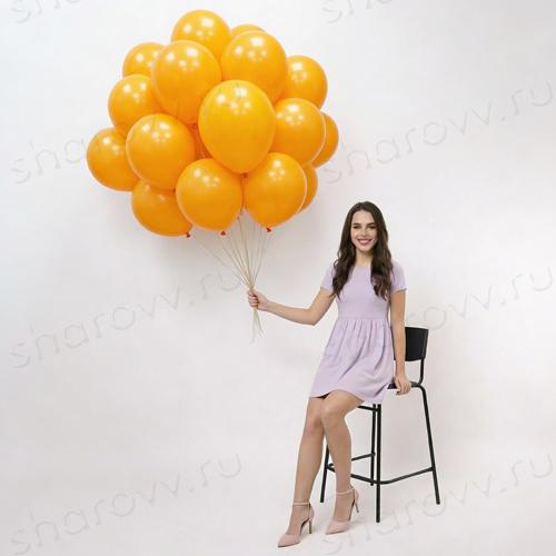 Шары латекс 35см. "Оранжевый"