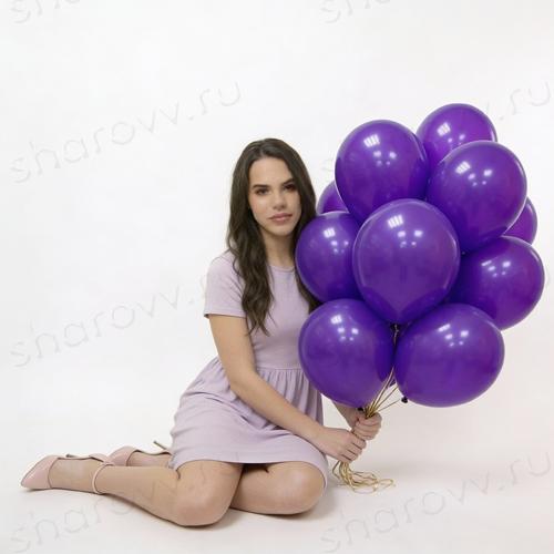 Шары латекс 35см. "Фиолетовый"