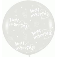 Шар большой 90см. Молодожены