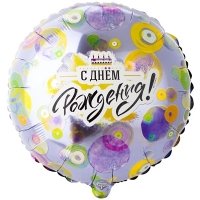 Шар круг ДР круги разноцветные