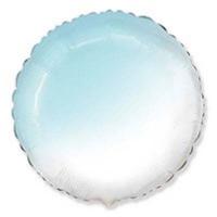 Шар круг 81см. Градиент голубой